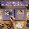 image:imageMr Pen Scrapbook Photo Album with 400pcs Corner Stickers 8 x 8 Inch  80 Blank Pages Scrapbook Album Photo Book Photo Album Book Photo Scrapbook Album Book for Pictures Photo Scrapbooks