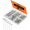 image:imageMr Pen TPins 220 Pack 5 Sizes Straight Wigs Pins  Sewing TPins for Blocking Knitting Wig Making and Crafts Sewing amp Office Wall440 Pack