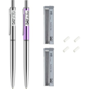 image:imageMr Pen Mechanical Pencil Set with Lead Refills amp Erasers 2 Pack 07 mm  2x HB Lead amp 4x Eraser Refills Ideal for Precision Drawing Pencils for Sketching amp Technical Artwork