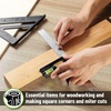 image:imageMr Pen Rafter Square and Combination Square Tool Set Black 7 Square  12 Aluminum Carpenter Square Framing Square Square Tool Woodworking Square Combo Square 7 Inch