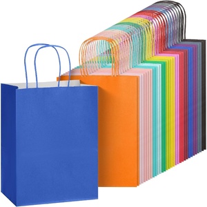 image:imageMr Pen Paper Gift Bags with Handles 32 Pack 76 x 47 x 106  Medium Kraft Paper Bags with Handles Bulk Ideal for Gifts Weddings Baby Showers Birthdays Shopping Party FavorAssorted Colors